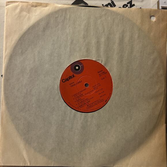 TRINI LOPEZ - VIVA - ULTRASONIC CLEAN Latin Pop Vocal 70s LP Capitol VG+! WOW! - Picture 7 of 7